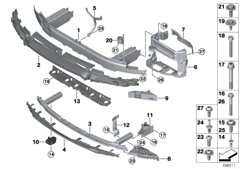 BMW Stossabsorber oben G30 G31 51118062846