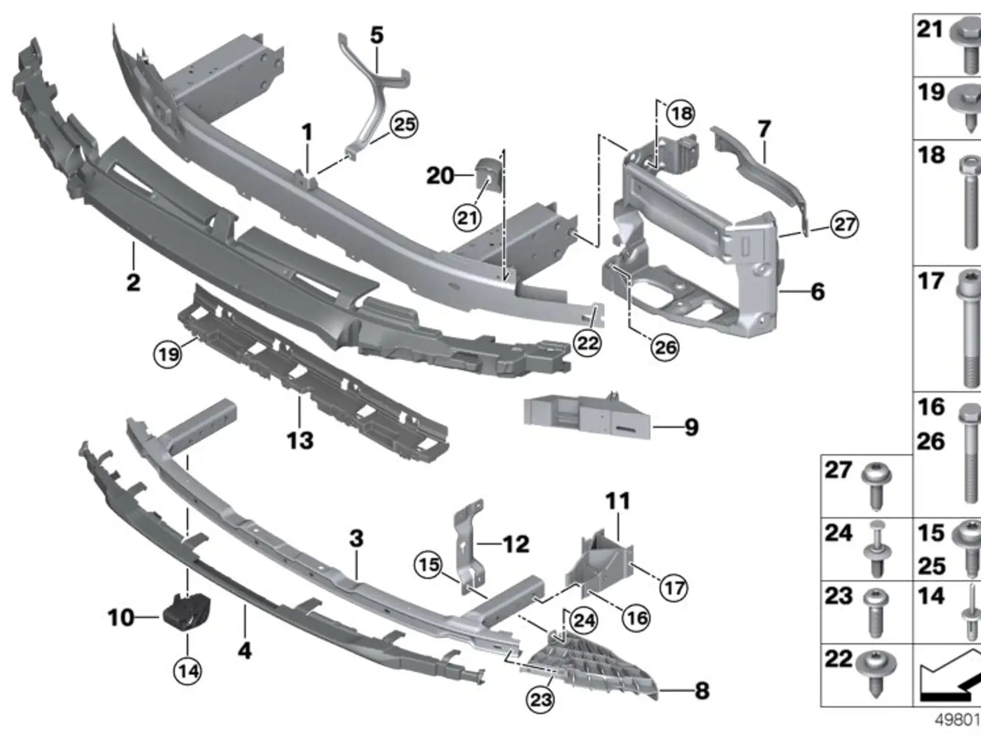 BMW Stossabsorber oben G30 G31 51118062846