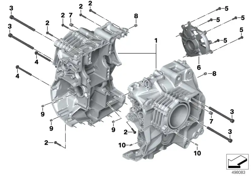 BMW Kurbelgehäuse K50 K52 11008555026