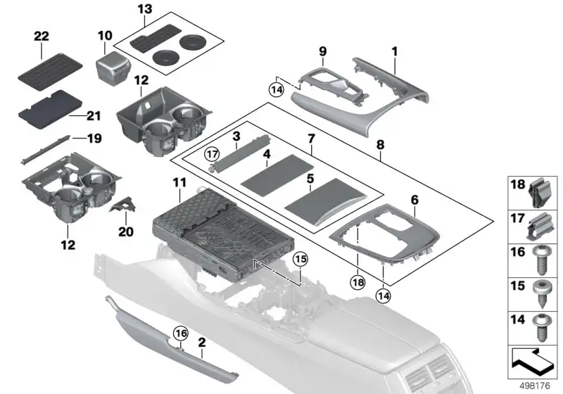 BMW Ascher G11 G12 51167944205