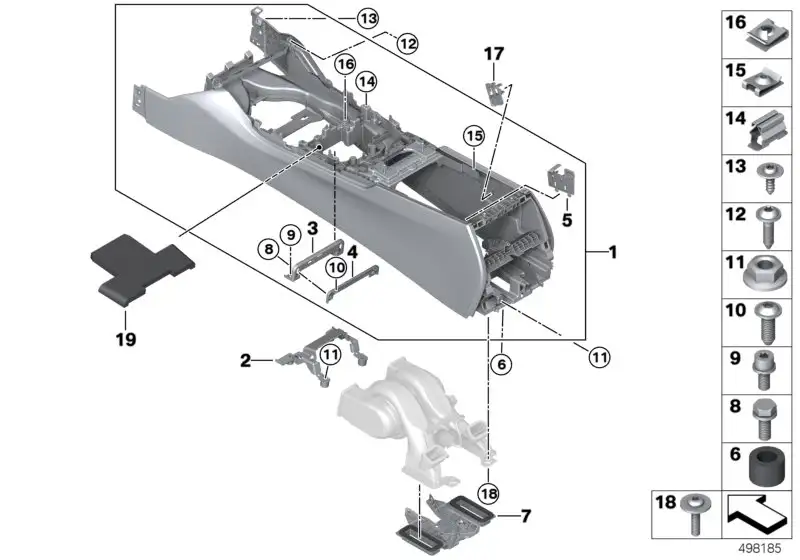 BMW Distanzbuchse F91 F92 F93 G11 G12 G14 G15 G16 51169359644