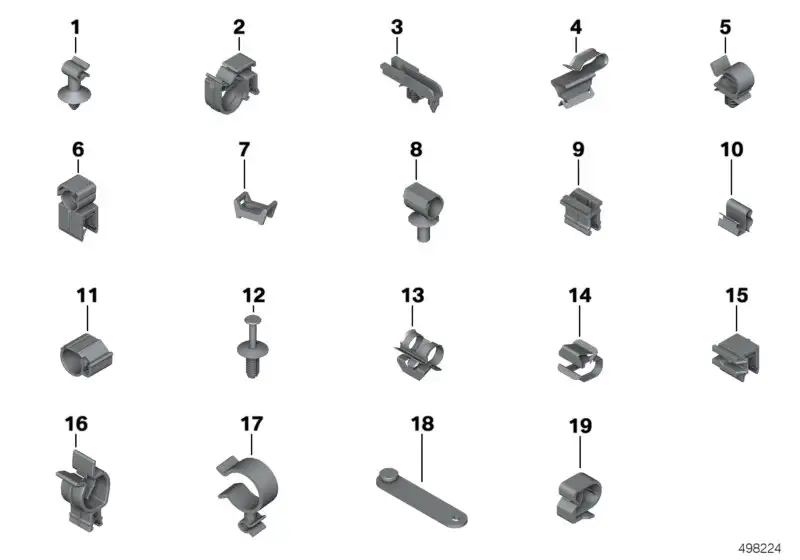 BMW Gummispannband K08 K09 K18 K19 K21 K22 K23 K27 K32 K33 K42 K4