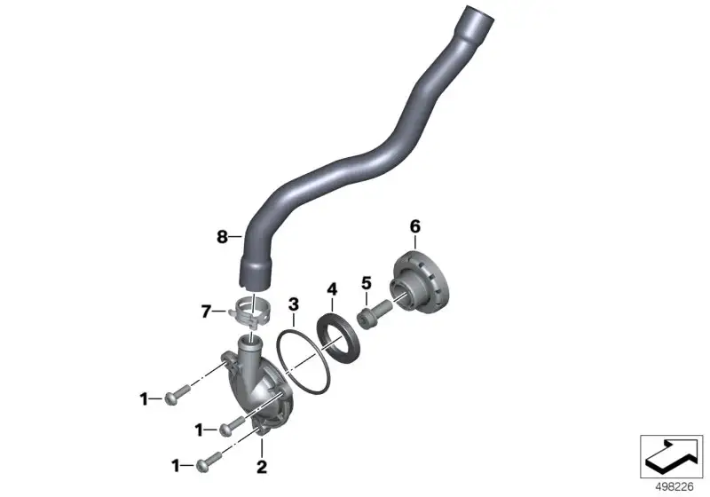 BMW Entlüfter K34 K50 K51 K52 K53 K54 11158529306