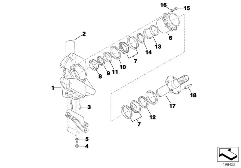 BMW Welle E36 31212483955