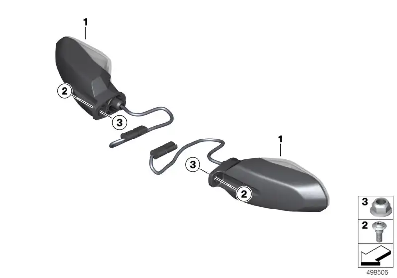 BMW LED-Blinkleuchte hinten K09 63138558692