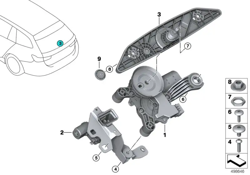 BMW Abdeckkappe G21 G31 61627427410