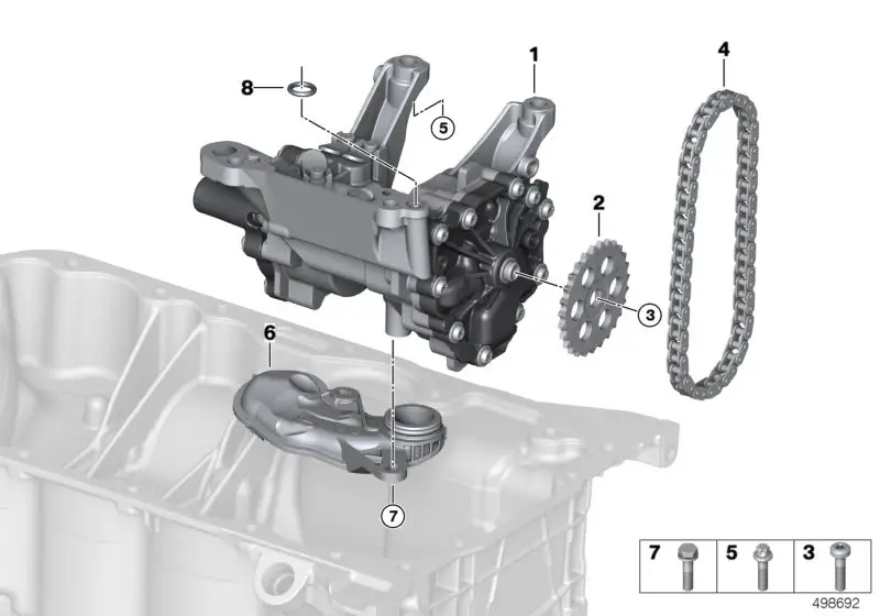 BMW Dichtring F20 F21 F22 F23 F30 F31 F32 F33 F34 F36 F39 F44 F45
