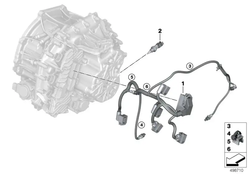 BMW Kabelbaum F39 F20 F44 F45 F46 F48 F54 F55 F56 F57 F60 2800868
