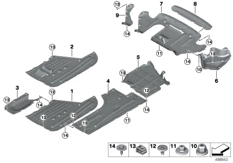 BMW Heckdiffusor G20 G21 51718091107