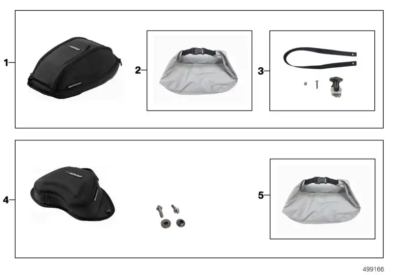 BMW Anbindung Tankrucksack K67 77452467922