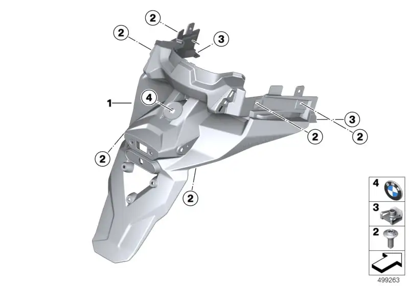 BMW Kennzeichenträger K09 46628558228
