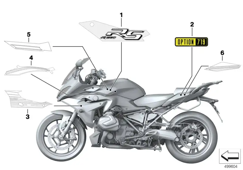 BMW Dekor links K54 51148406437