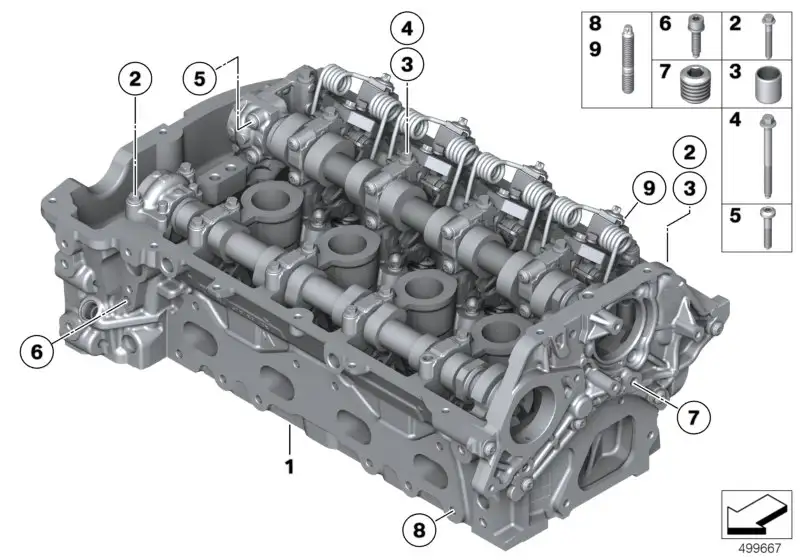 BMW Zylinderschraube F20 F21 F30 F31 R55 R56 R57 R58 R59 R60 R61