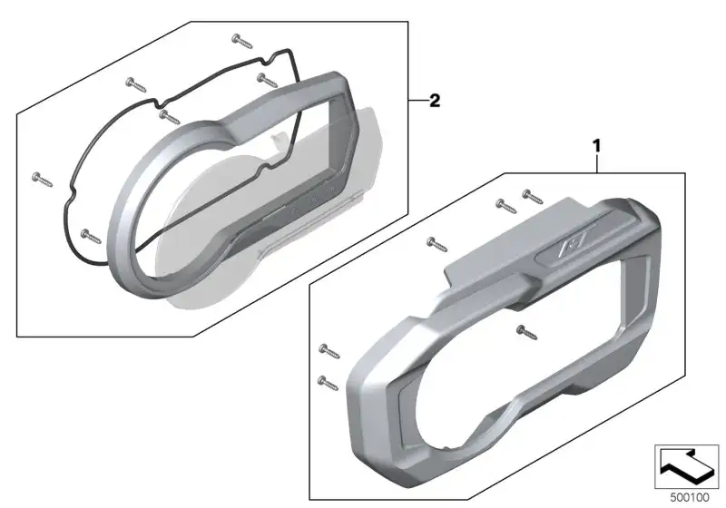 BMW Reparatursatz Instrumentenkombination K08 K09 K80 K81 K82 621