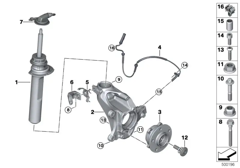 BMW Schutzkappe mit Leitungssatz VDC F39 F20 F44 F45 F46 F48 F54
