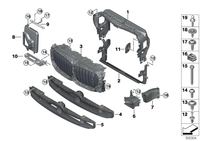 BMW Luftführung Bremse Radhaus links F95 F96 G05 G06 51747421699