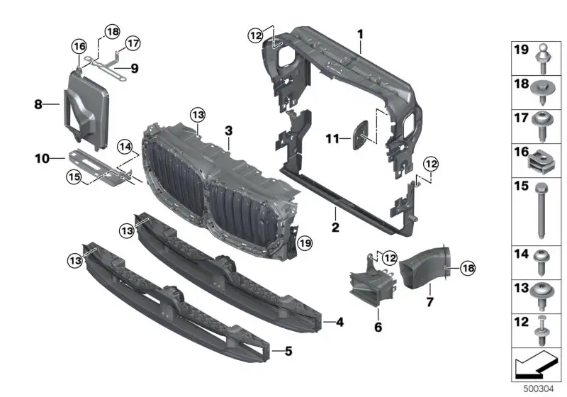 BMW Luftführung Bremse Radhaus rechts F95 F96 G05 G06 51747421700