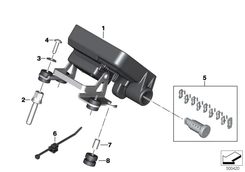 BMW Navigationsvorbereitung K84 65901598845