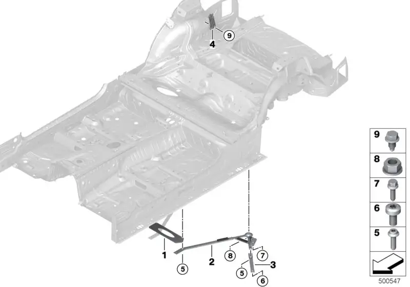 BMW Zylinderschraube F87 F87N 33309909485