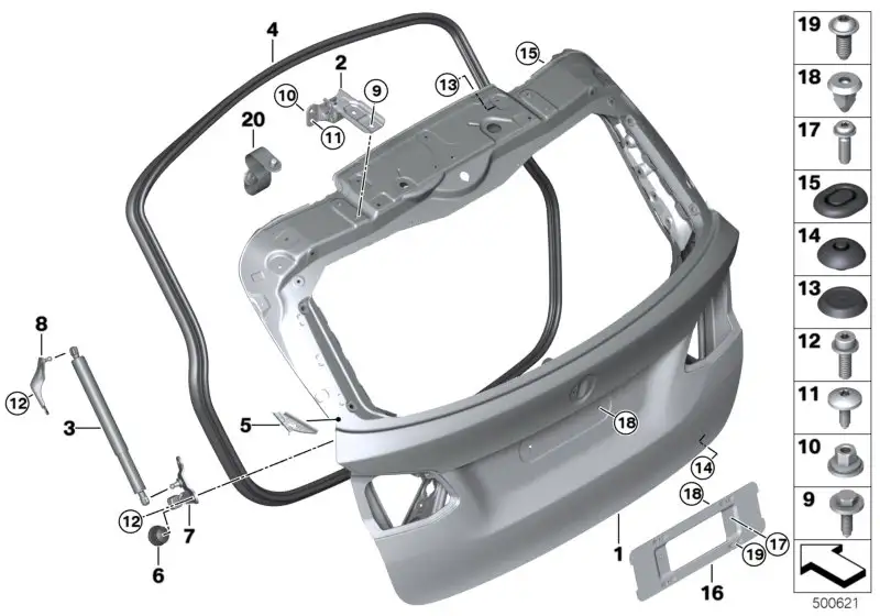 BMW Spindelantrieb F45 51247348523