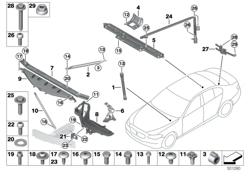 BMW Sechskantschraube 07119905655 - Bildposition 26