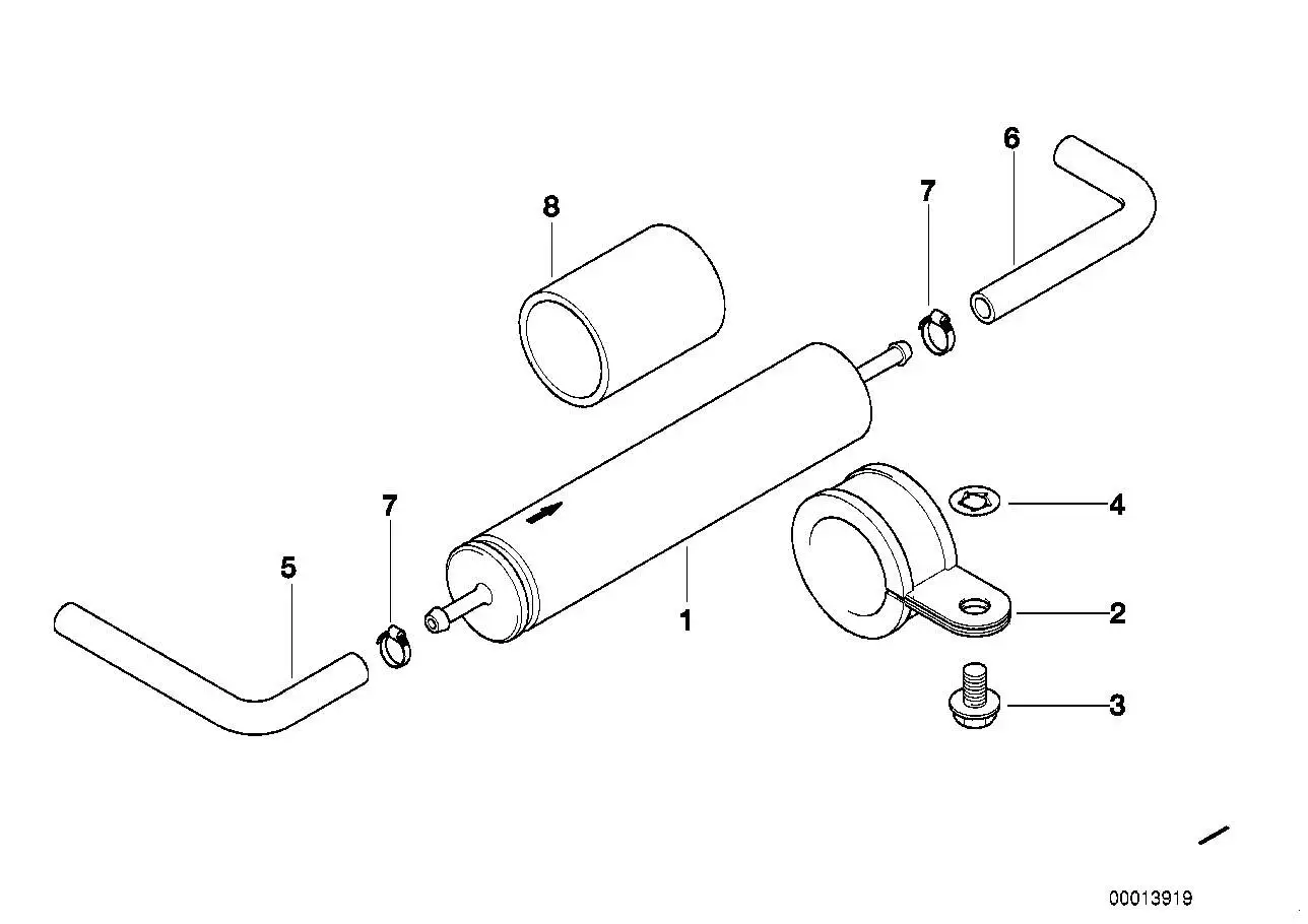 BMW Sicherungsscheibe E31 E34 E38 E39 E65 E66 13321440349 - Bildp