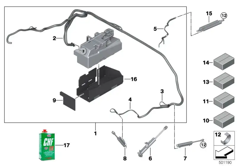 BMW Hydraulikpumpe 54347947310