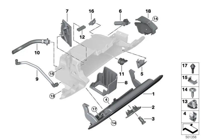 BMW Blende Bedufter 51166994529 - Bildposition 08