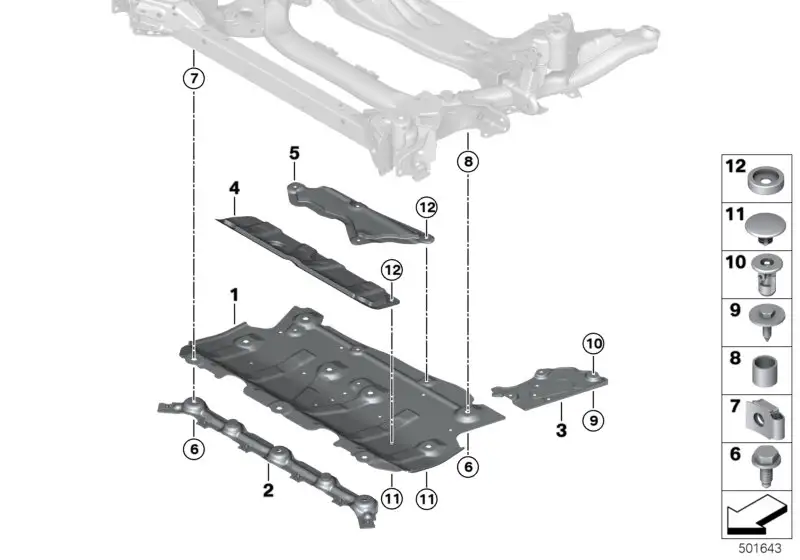 BMW Clipmutter 07146887266 - Bildposition 07