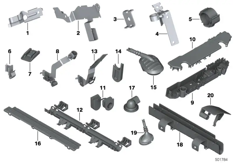 BMW Halter Lambdasondenleitung E60 E71 E82 E88 E89 E90 E91 E92 E9