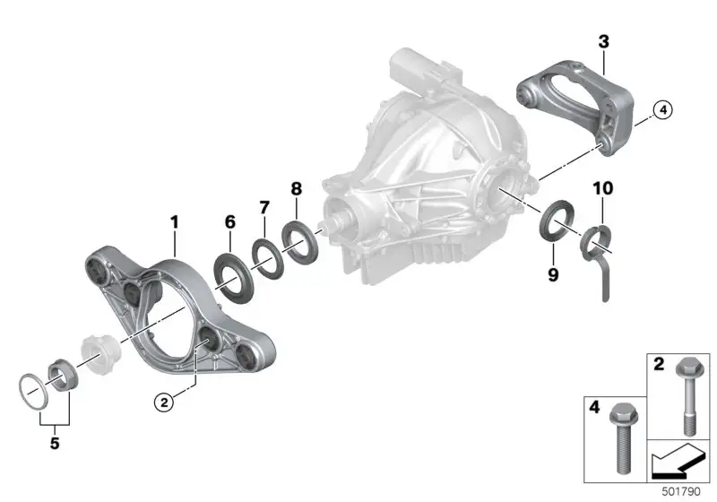 BMW Adapter vorn F80 F82 F83 F87 F87N 33172284774