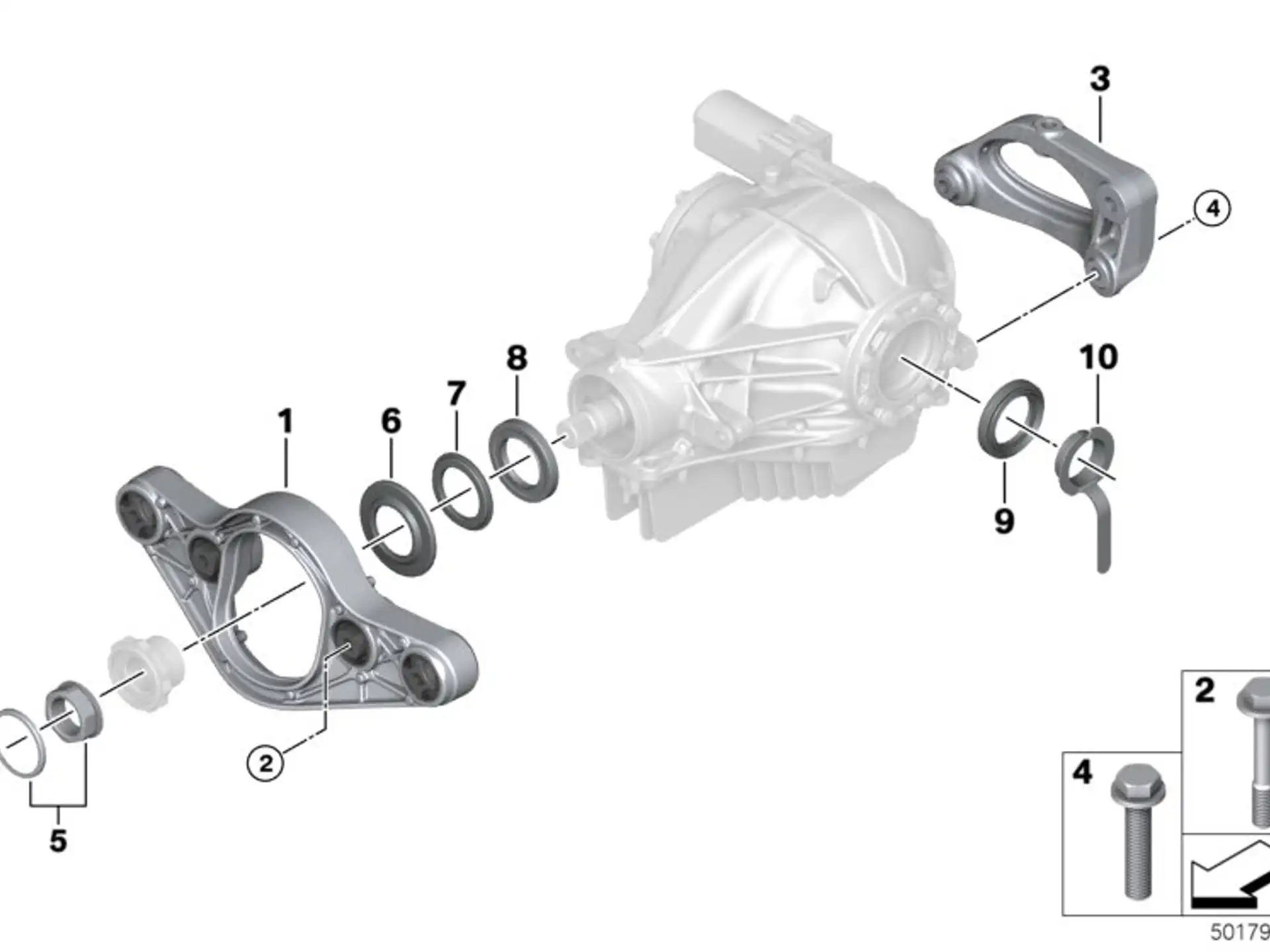 BMW Montagering F06 F10 F12 F13 F80 F82 F83 F87 F87N F90 F91 F92 F93 F95 F96 F97 F98 33208090872