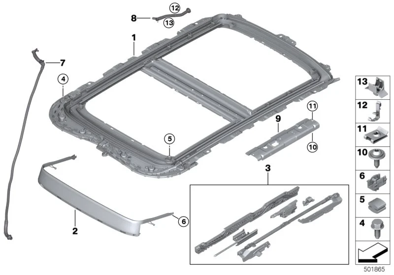 BMW Mechanik F54 F55 F56 F56E F60 54107379624