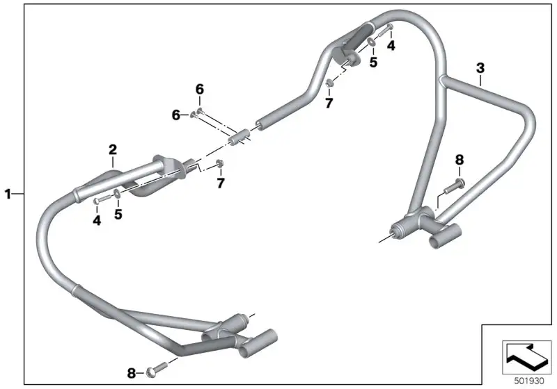 BMW Zylinderschraube K17 K21 K22 K23 K33 K67 K69 07129908033
