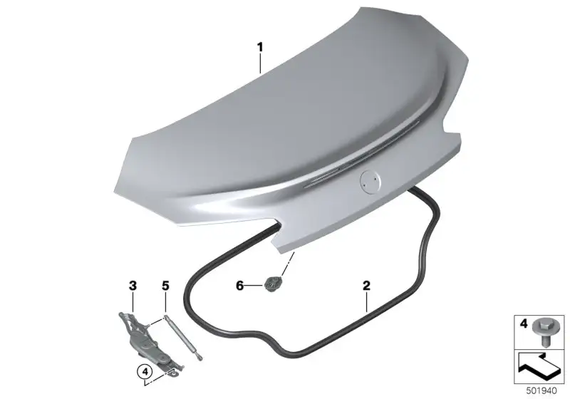 BMW Heckklappe G29 M40i 41009879733