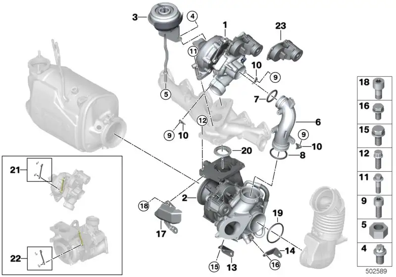 BMW Verbindungsrohr 11658581899 - Bildposition 06