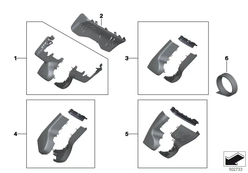 BMW Deckel F91 F92 F93 G14 G15 G16 51169108983 - Bildposition 02