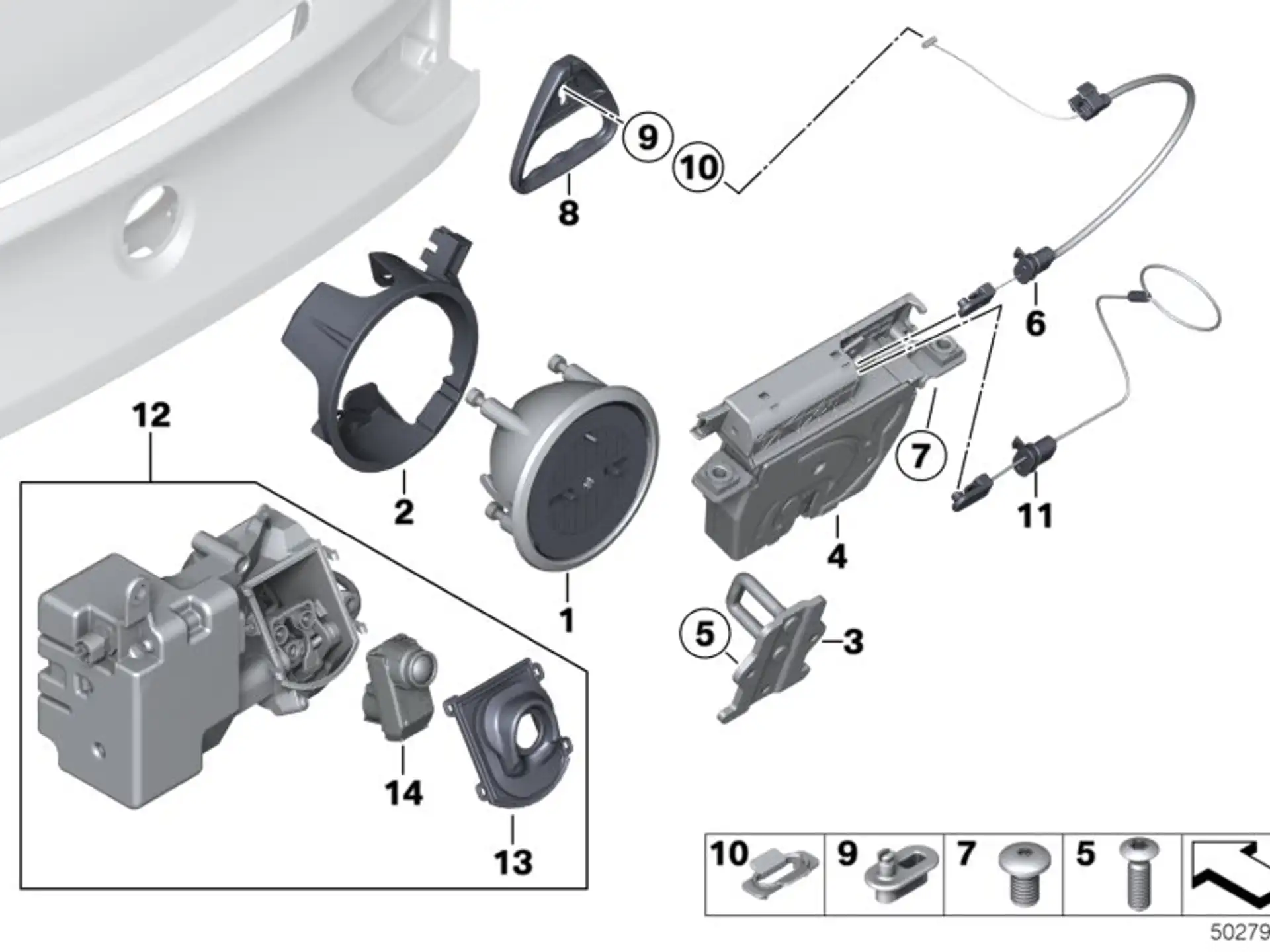 BMW Faltenbalg F06 F12 F13 51247273662