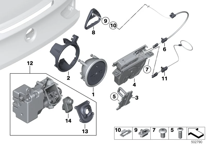 BMW Faltenbalg F06 F12 F13 51247273662