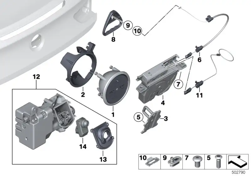 BMW Haltering F06 F12 F13 51247234707 - Bildposition 02