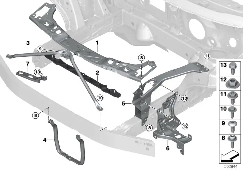 BMW U-Strebe F39 F48 51647411979 - Bildposition 04