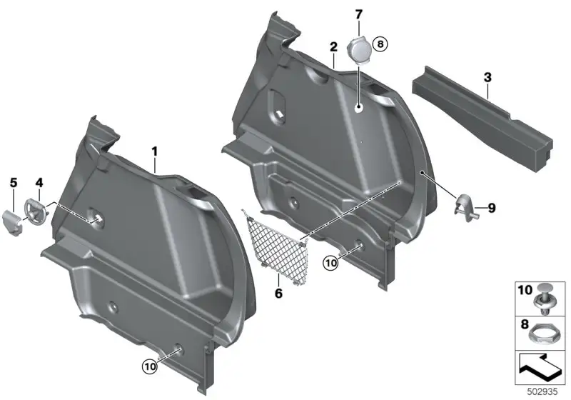 BMW Gepäcknetz 51479875902 - Bildposition 06