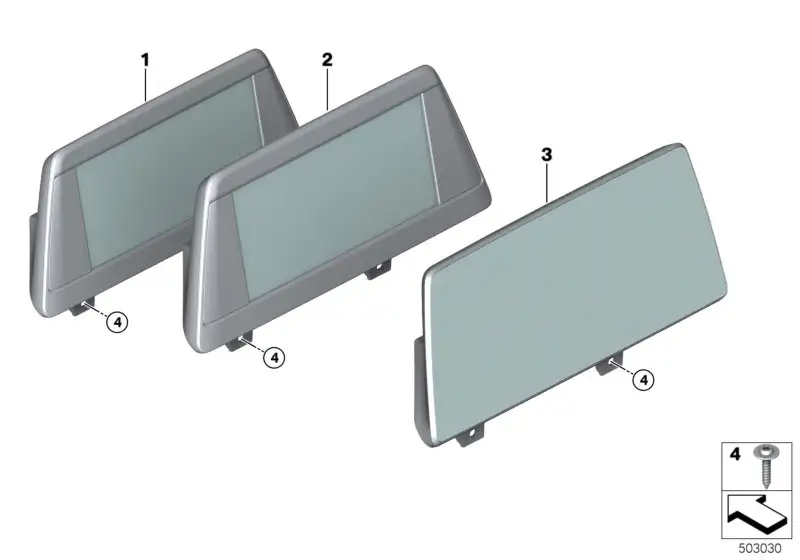 BMW Central Information Display G01 G02 65506841920