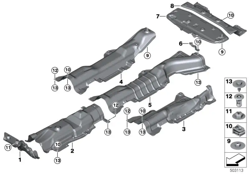 BMW Wärmeisolierung Tank 51487436582 - Bildposition 05