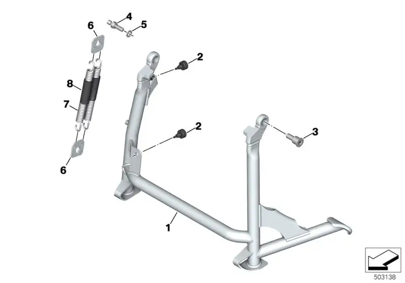 BMW Kippständer 46528404580 - Bildposition 01