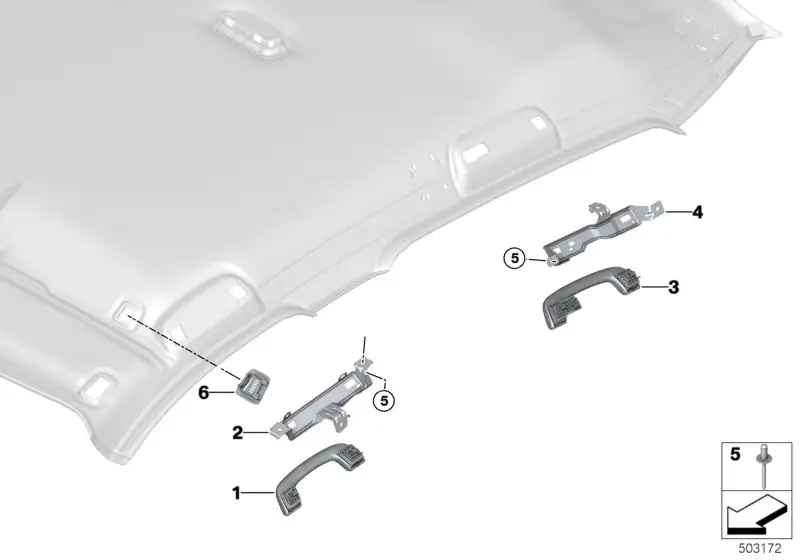 BMW Blende Mikrofon F20 F44 F90 F92 F93 F95 F96 F97 G01 G02 G05 G