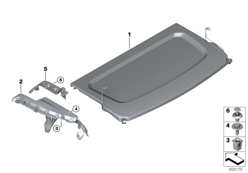 BMW Ablegeboden F40 51477448229