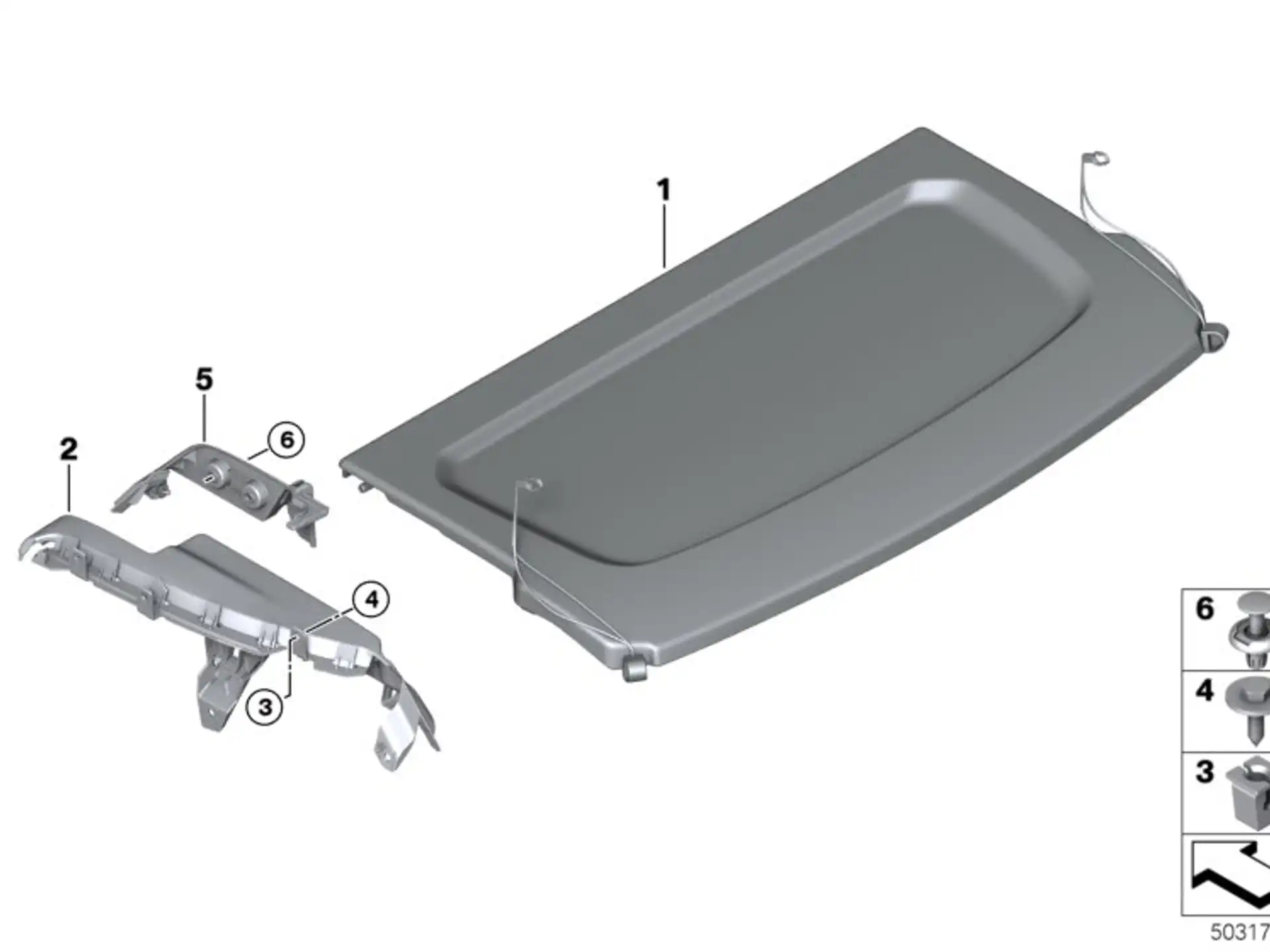 BMW Ablegeboden F40 51477448229