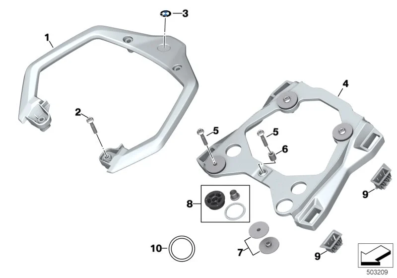 BMW Haltegriff K69 46638392379