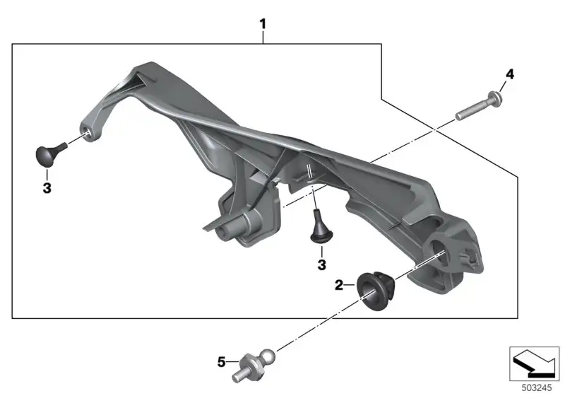 BMW Abdeckung Kabelschacht K80 K81 K82 K83 K84 61118394718